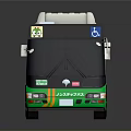 Contemporary City Bus Featuring Green White Livery And Modern Design For Urban Transport