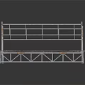 Metal Frame Bench Furniture With Wooden Slats And Support Legs
