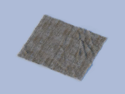Textured Square Linen Kitchen Cloth Ideal For Daily Cooking Use 3d model