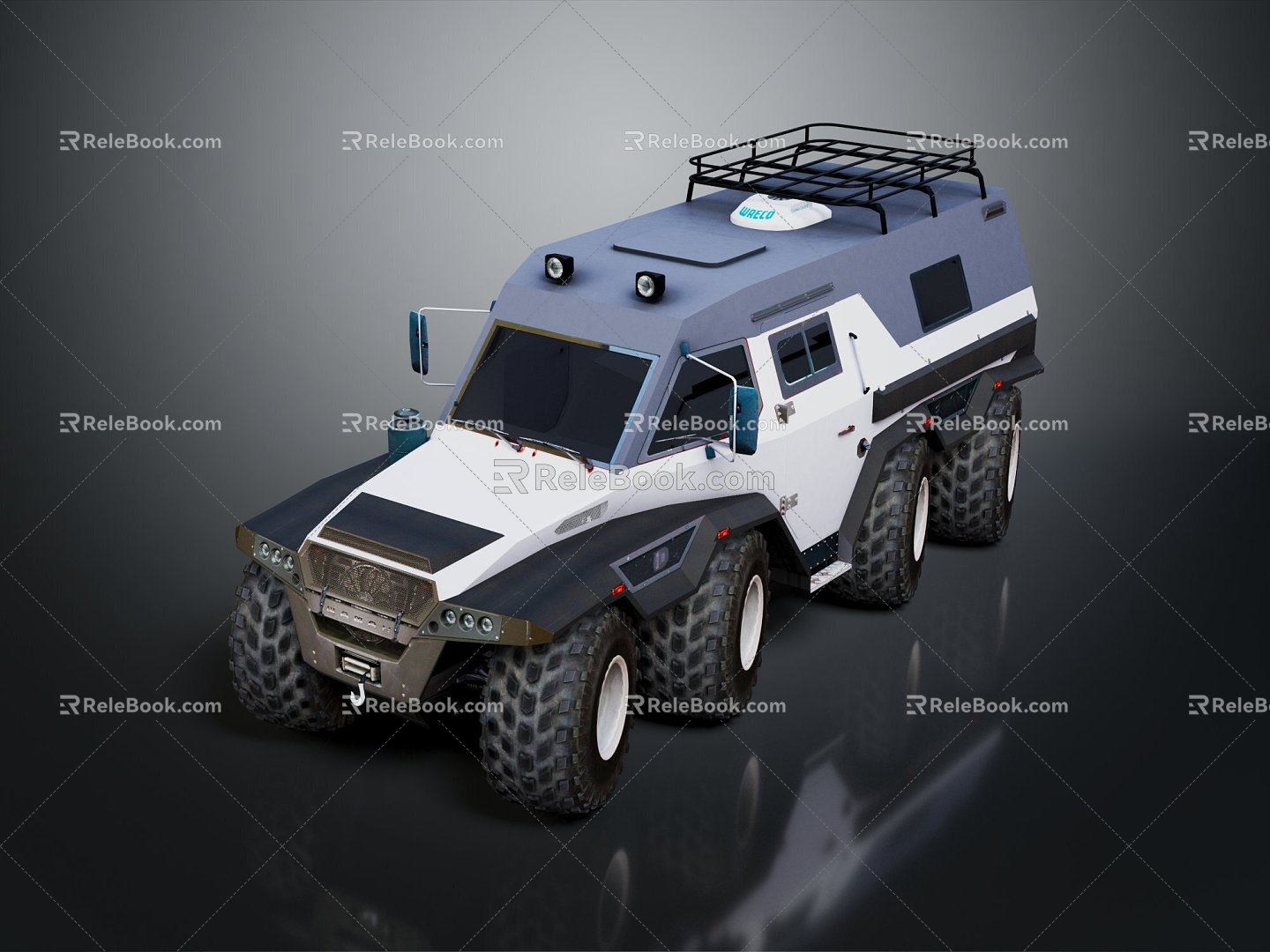 Modern Bulletproof Car Armed Jeep Armed Car Armed Bulletproof Car model