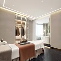 Modern Beauty Hair Salon Interior With Styling Stations And Beauty Tools