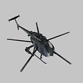 Detailed 3D Helicopter Model With Modern Design Transparent Cockpit Rotors And Landing Gear