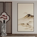 New Chinese Decorative Painting 3d model