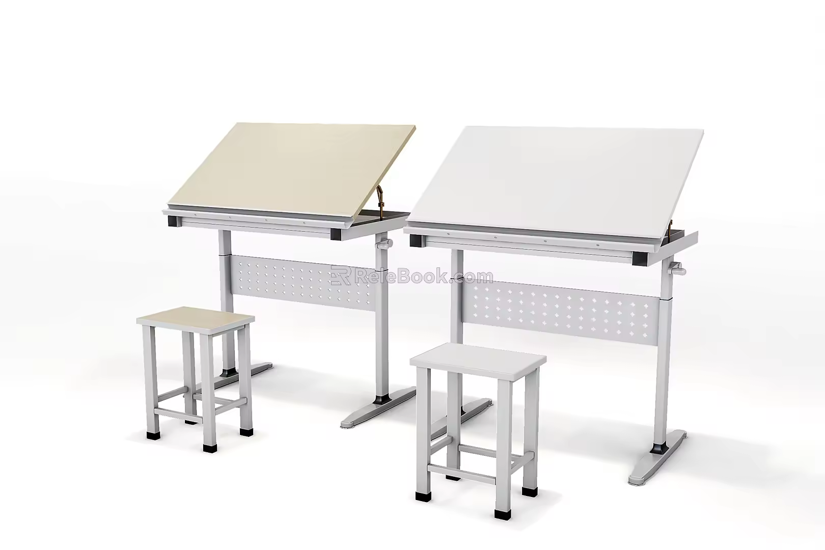 Modern Art Table Drawing Table Art Table 3d model