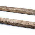 Long Rustic Stone Wood Logs with Natural Texture for Decorative Use