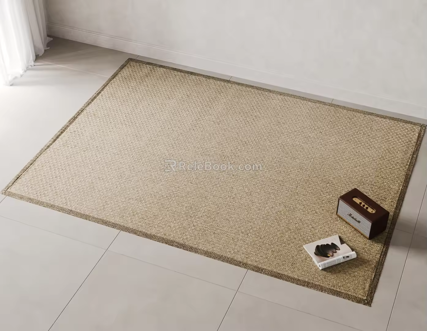 Quiet Square Carpet 3d model