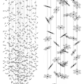 Modern crystal chandelier 3d model