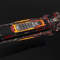 Sci-Fi Siege Battleship 3d model