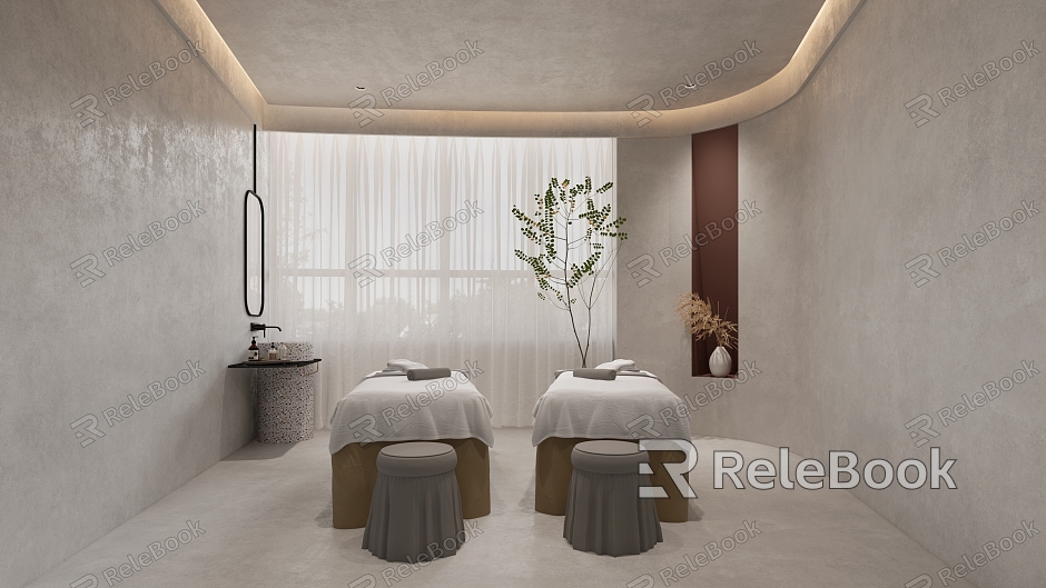 Quiet Spa Massage Room model