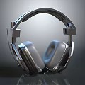 Sleek Modern Over Ear Headphones With Metallic Design And Superior Audio Quality