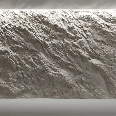 Detailed Gray Architectural Component Featuring Rough Surface And Natural Texture 3d model