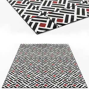 Square carpet 3d model