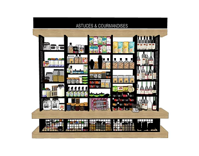 Kitchen Supplies 3d model