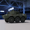 Type 87 reconnaissance warning vehicle 3d model