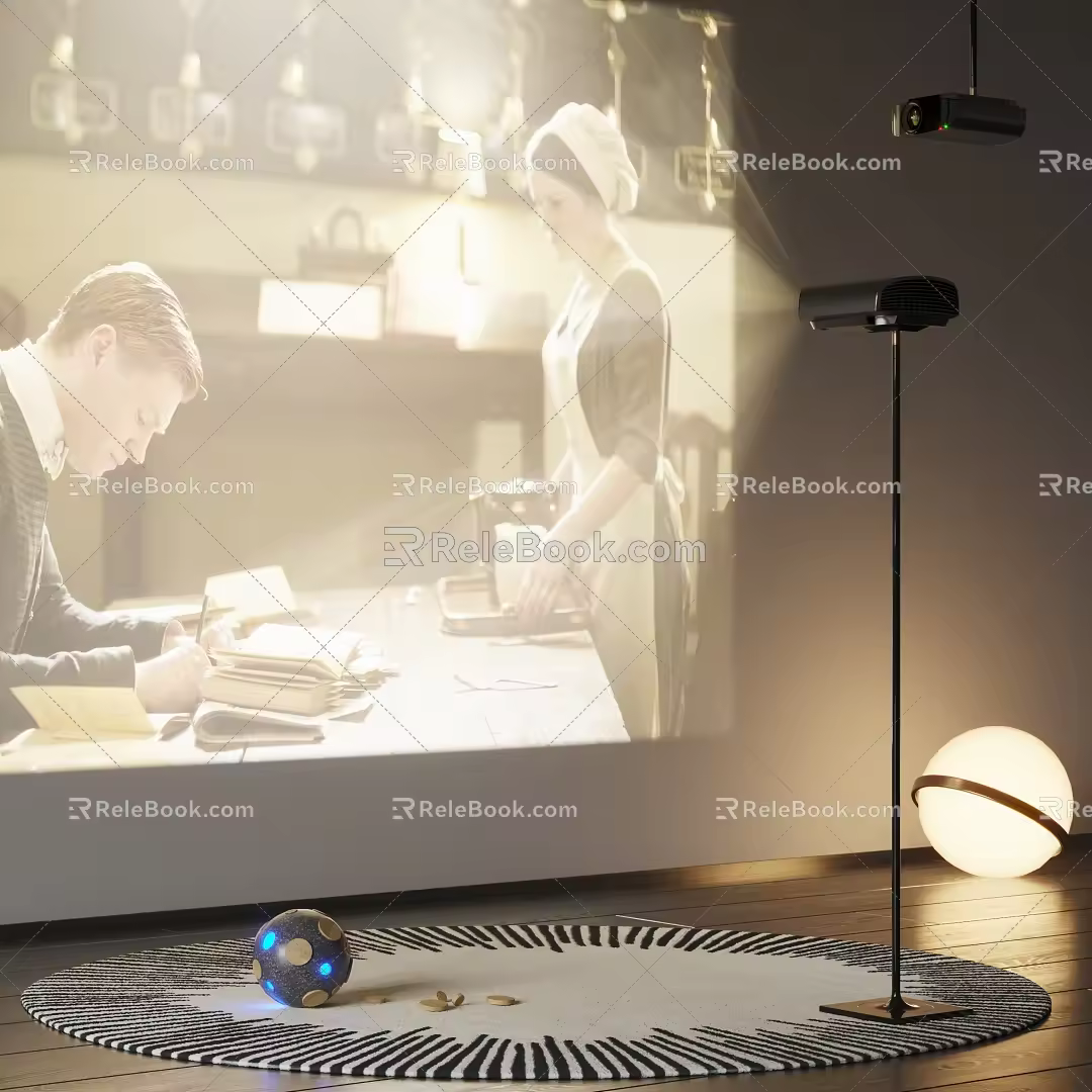 Modern Projector 3d model