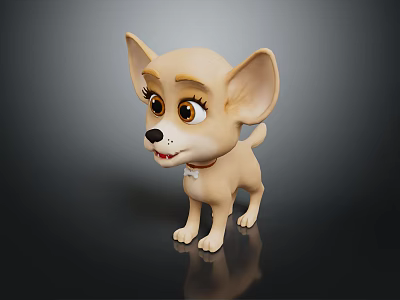 Modern Dog Toy Toy Dog Cartoon Dog 3d model Modern Dog Toy Toy Dog Cartoon Dog 3d model