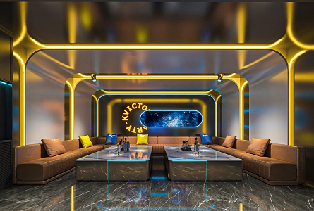 KTV private rooms 3d model