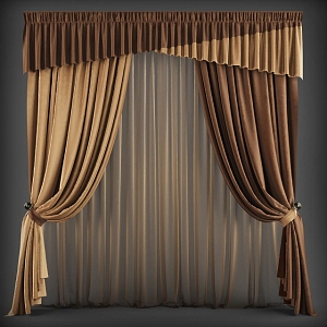 Curtains 3d model