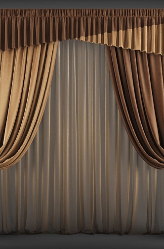 Curtains 3d model