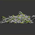 Colorful Twisted Cables with White Green Yellow for Household Use and Organization