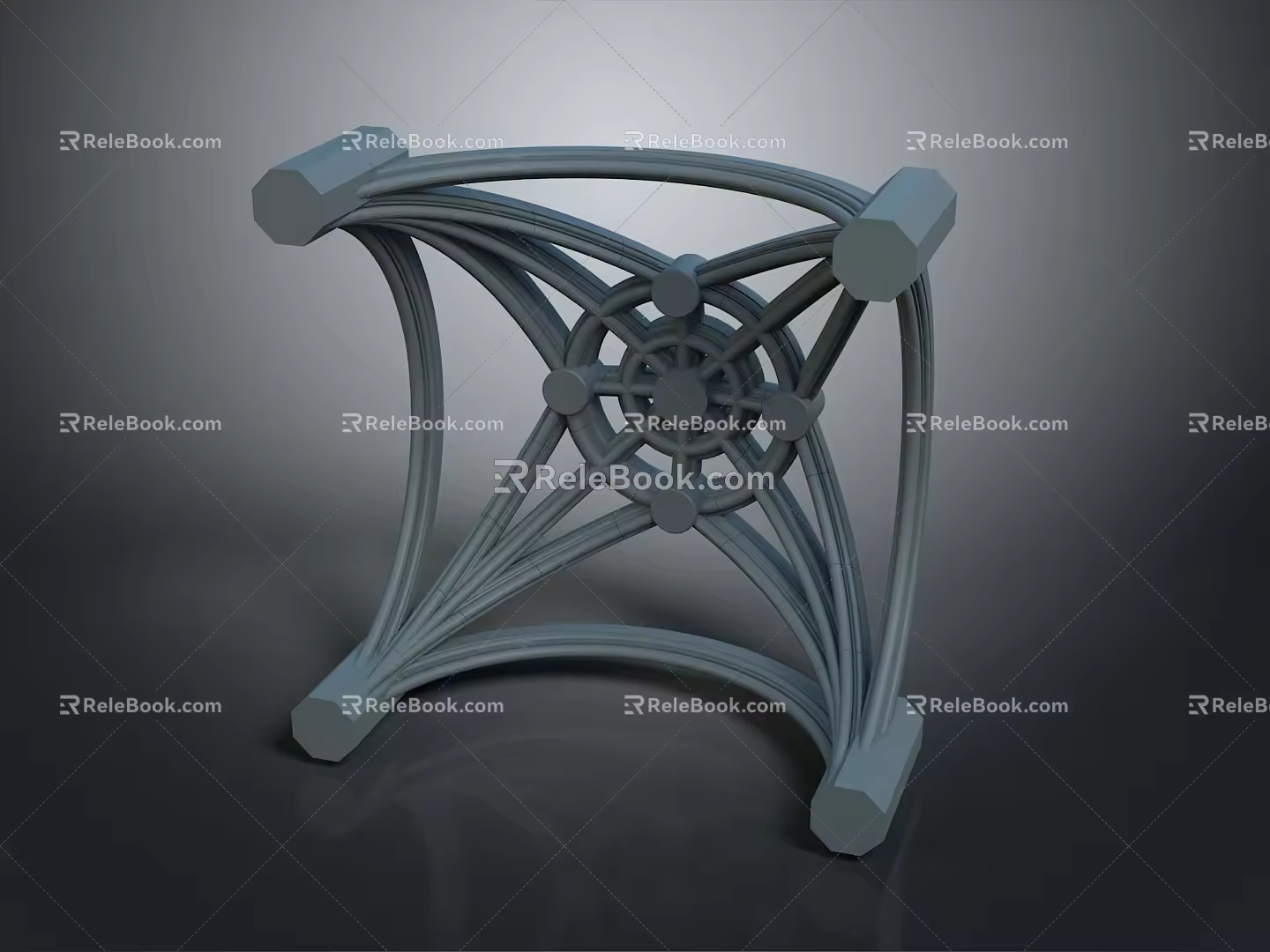 Iron frame large iron frame iron frame house factory industrial iron frame iron ladder rigid ladder work frame rigid scaffold 3d model