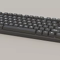 Keyboard mechanical keyboard ergonomic keyboard computer accessories super realistic high precision video level 3d model