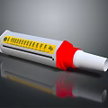 Modern Expiratory Flow Meter Maximum Expiratory Flow Meter Peak Flow Meter Flow Meter Medical Equipment 3d model