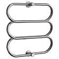 Stainless Steel Triple Ring Hanger For Modern Home Bathroom Decor