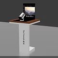 Watch Shop Display Stand With Tablet Screen And Interactive Device For Product Showcase 3d model