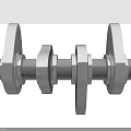 High Quality Automotive Engine Crankshaft Metal Part with Durable Design for Vehicle Engines
