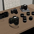Digital Camera SLR Camera 3d model