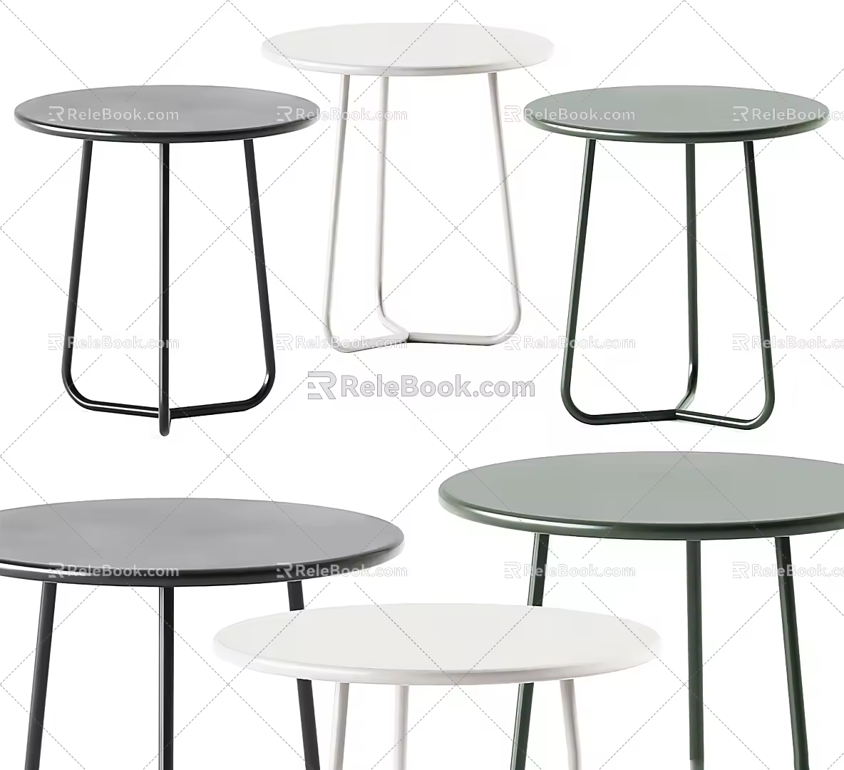 Modern Side Table 3d model