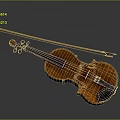 Classical Wooden Violin with Bow Acoustic Musical Instrument for Music Enthusiasts