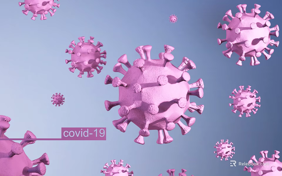 Essential Medical Devices for COVID-19 Virus Particles Protection and Prevention 3d model 