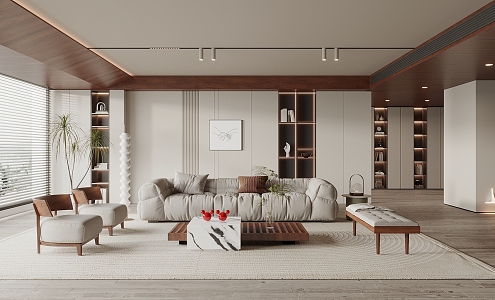 The Silent Living Room 3d model