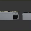 Weapons Including Rifles And Pistols Inside And Outside Silver Grid Texture Metal Cases