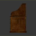 Elegant Traditional Wooden Desk With Multiple Drawers And Upper Storage Compartments