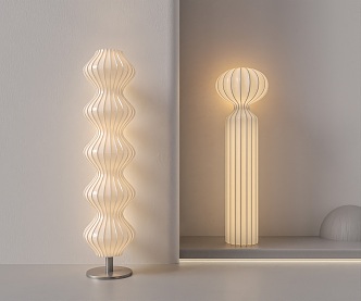 Quiet Wind Floor Lamp 3d model