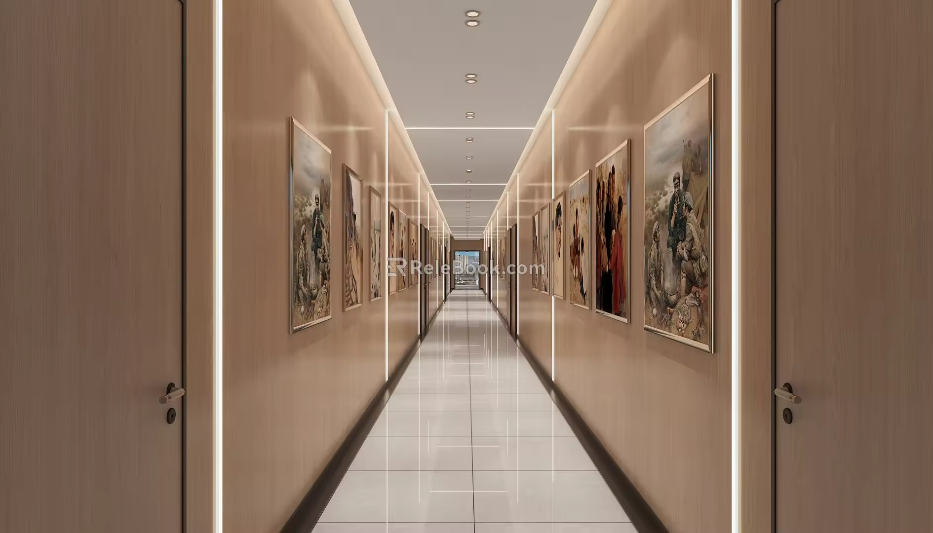 The Modern Corridor 3d model