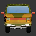 Modern Yellow Green Eco Bus With Reflective Body And City Transport Design