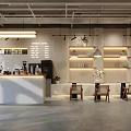 Quiet Milk Tea Shop 3d model