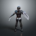 Science Fiction Warrior Future Warrior Next Generation Warrior Super Soldier Magic Warrior Super Soldier Science Fiction Soldier 3d model