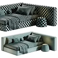Modern Soft Fabric Upholstered Children Bed With Comfortable Bedding And Multiple Custom Color Options
