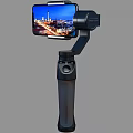 Tech Exhibition Hall Showcasing MOZA Handheld Gimbal Stabilizer With Smartphone 3d model