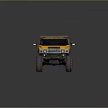 Yellow Off Road SUV With Roof Rack And Rugged Tires For Adventure