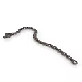 Black Metal Chain With Loop Ends For Daily Household Hanging Supplies