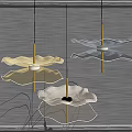 Modern chandelier 3d model