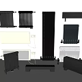 Modern radiator combination 3d model