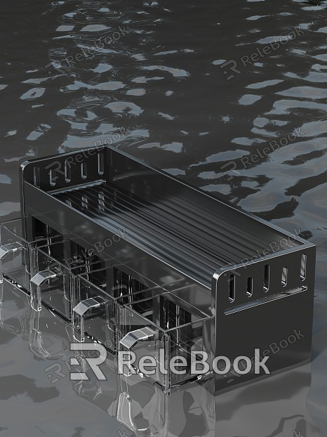 Seasoning rack seasoning box seasoning water material model