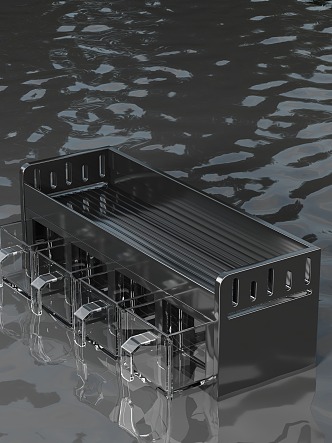 Seasoning rack seasoning box seasoning water material 3d model